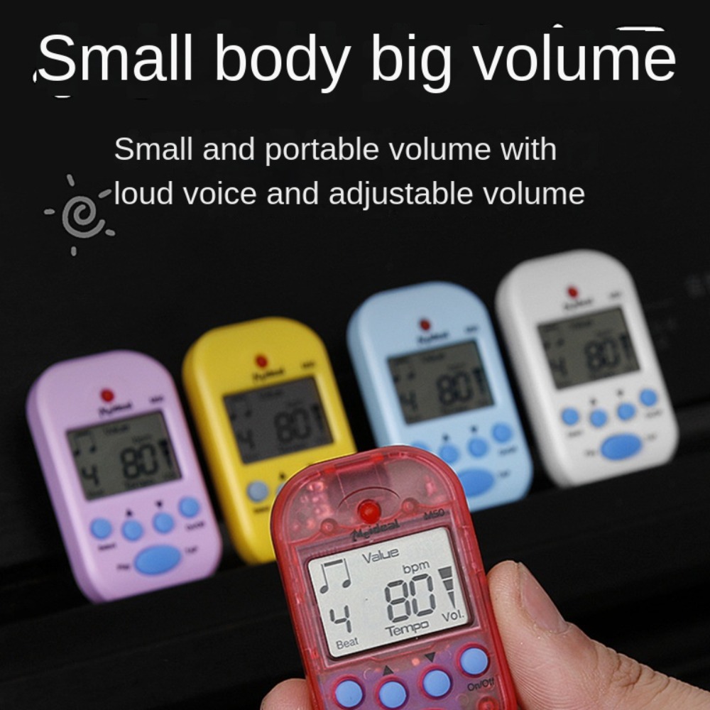 Metronome Digital - Mini Metrónomo LCD Profesional de Doble