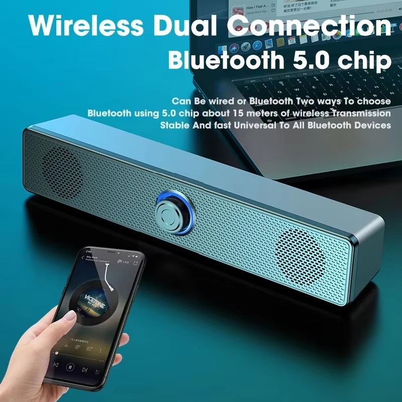 Audio Music Player Pc - Barra de Sonido Musical para Computadora,