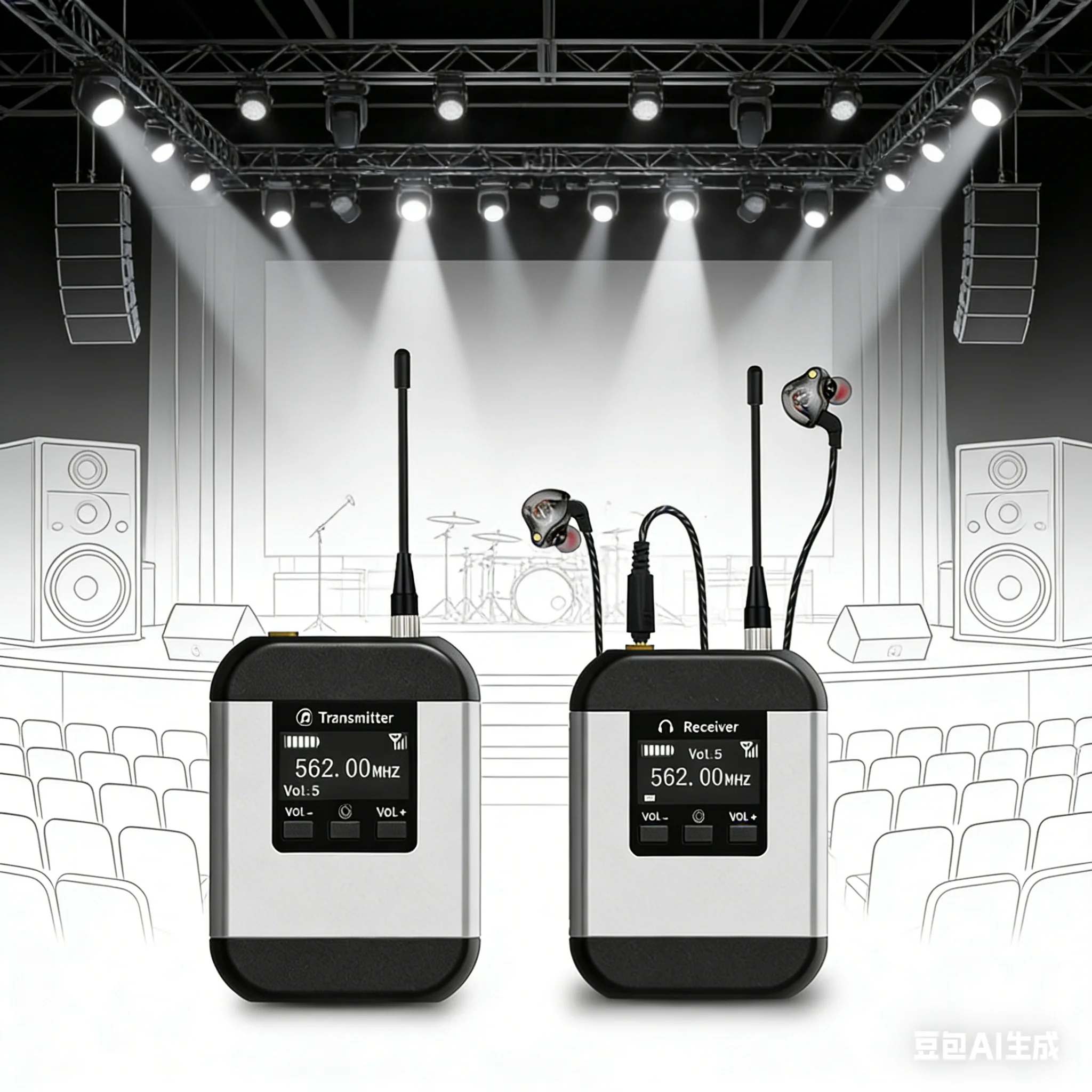 Audio & Music Settings Xbox One - Sistema de Monitoreo Inalámbrico UHF Intraaural