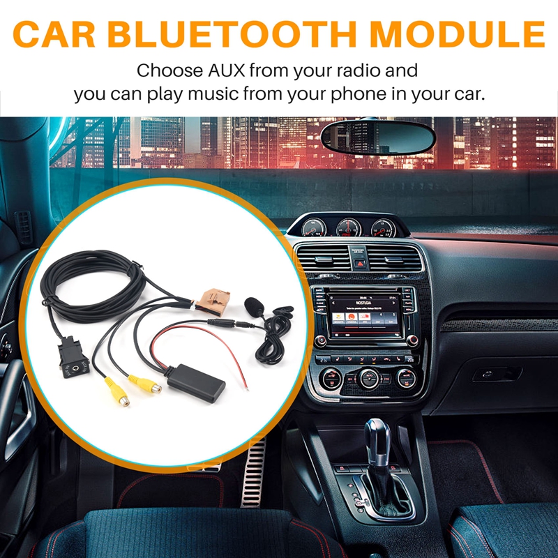 Audio Music Only - Adaptador de Cable auxiliar Bluetooth para