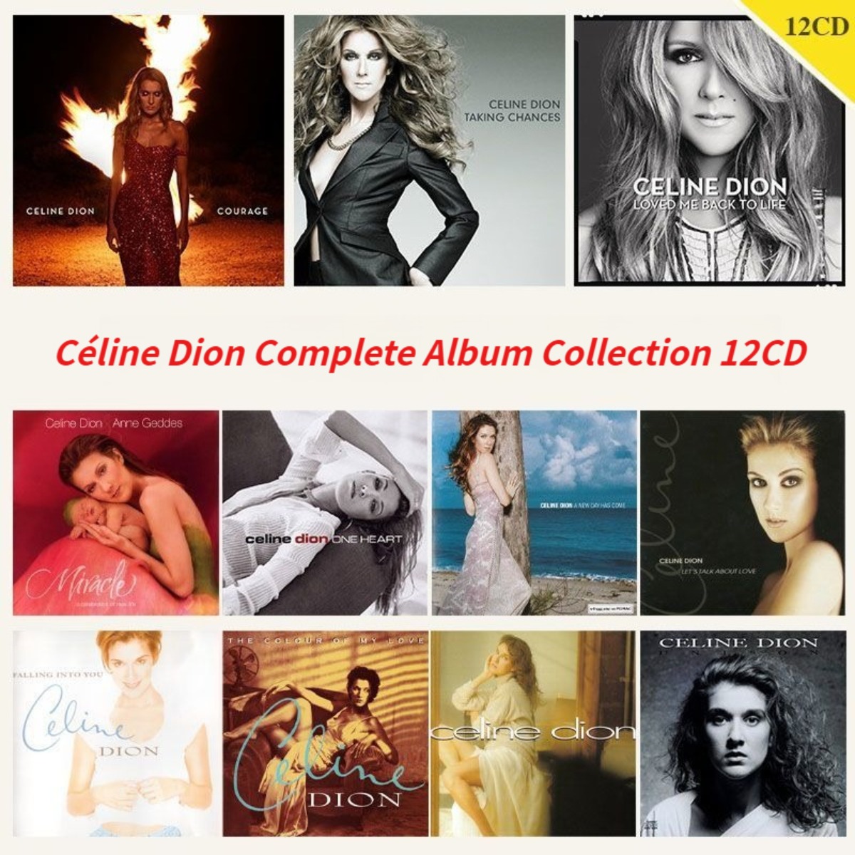 Audio Music Only - Colección de álbumes completos de Celine