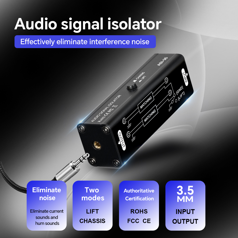 Audio Music Isolator - Eliminador de Hum profesional, aislador de