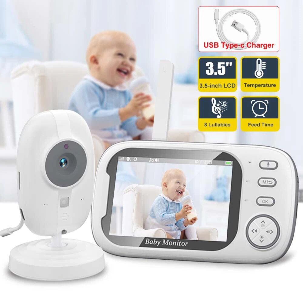 Audio Music Kids - Monitor de vídeo para bebé de