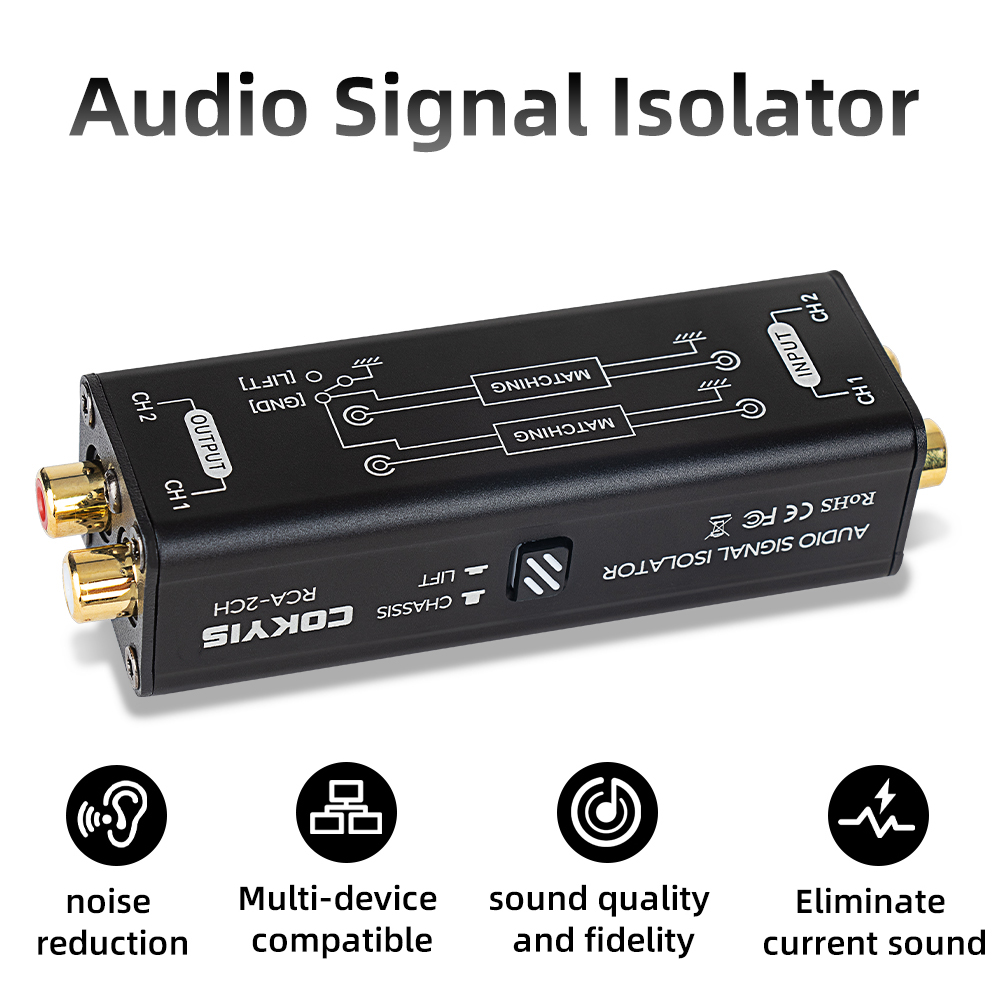 Audio Music Isolator - Eliminador de Hum profesional, aislador de