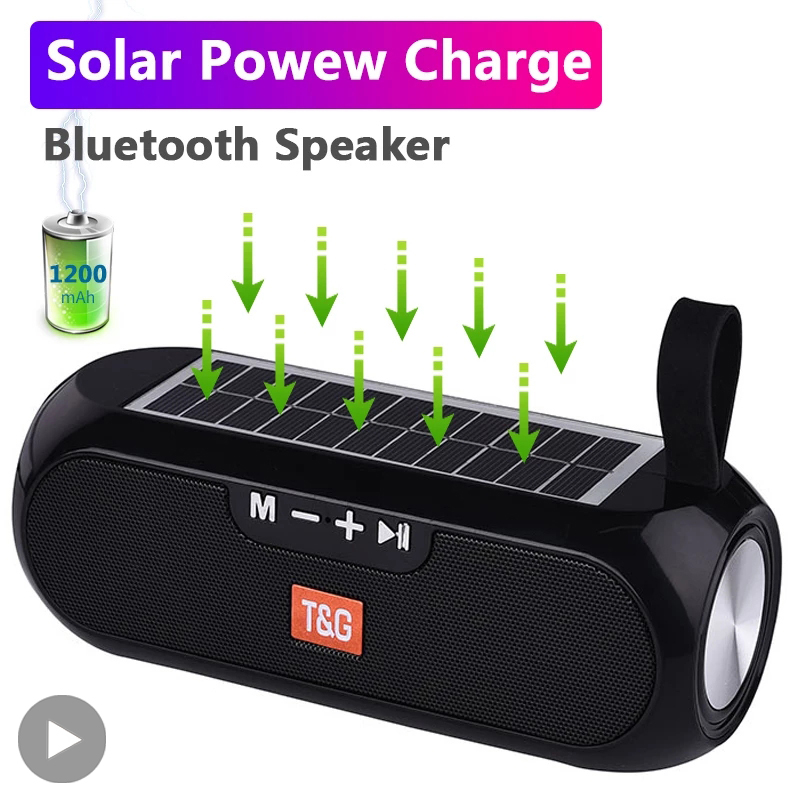 Audio Music Player Pc - Radio Solar FM para exteriores, altavoz