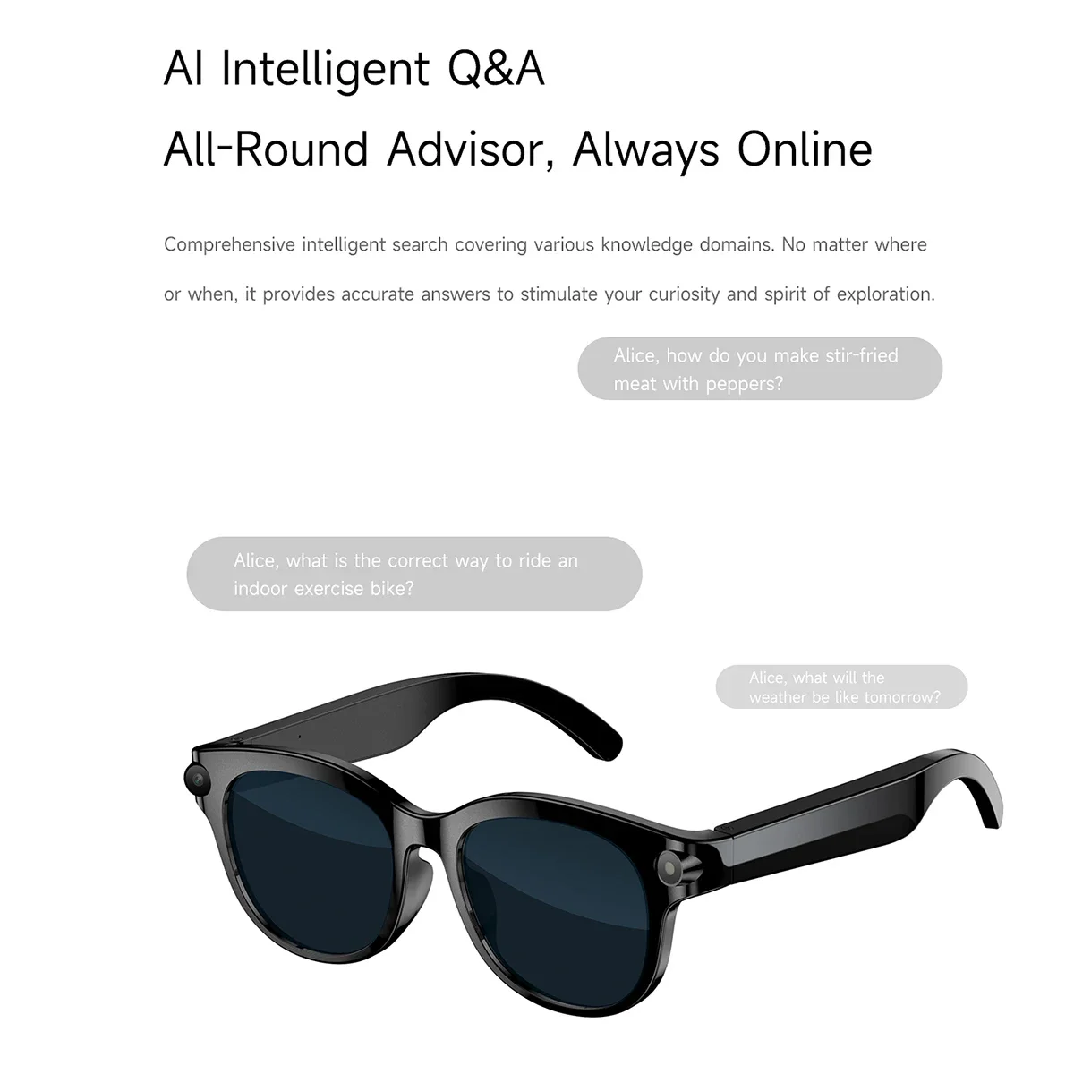 Lentes de Sol Inteligentes con - Audio Music To Video Ai reseña y precio