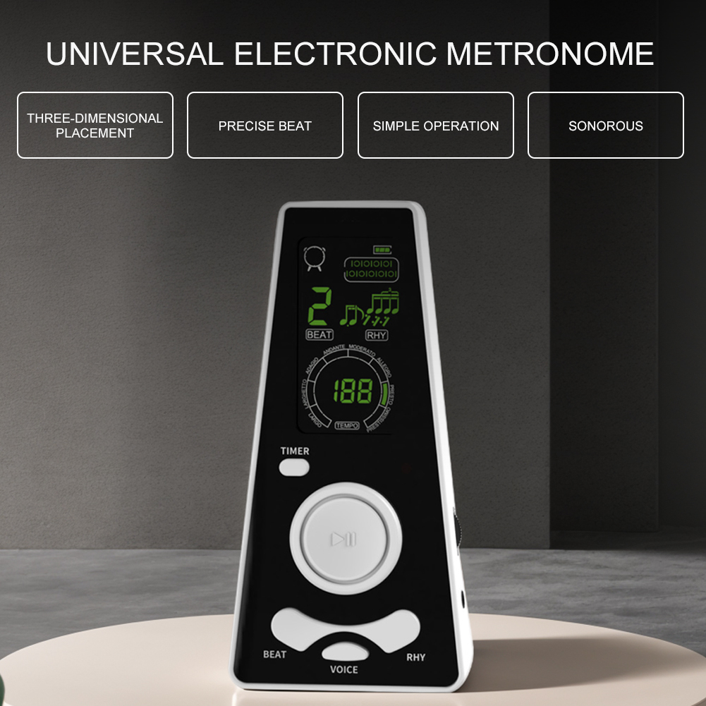Metrónomo Electrónico con Volu - Metronome Digital reseña y precio