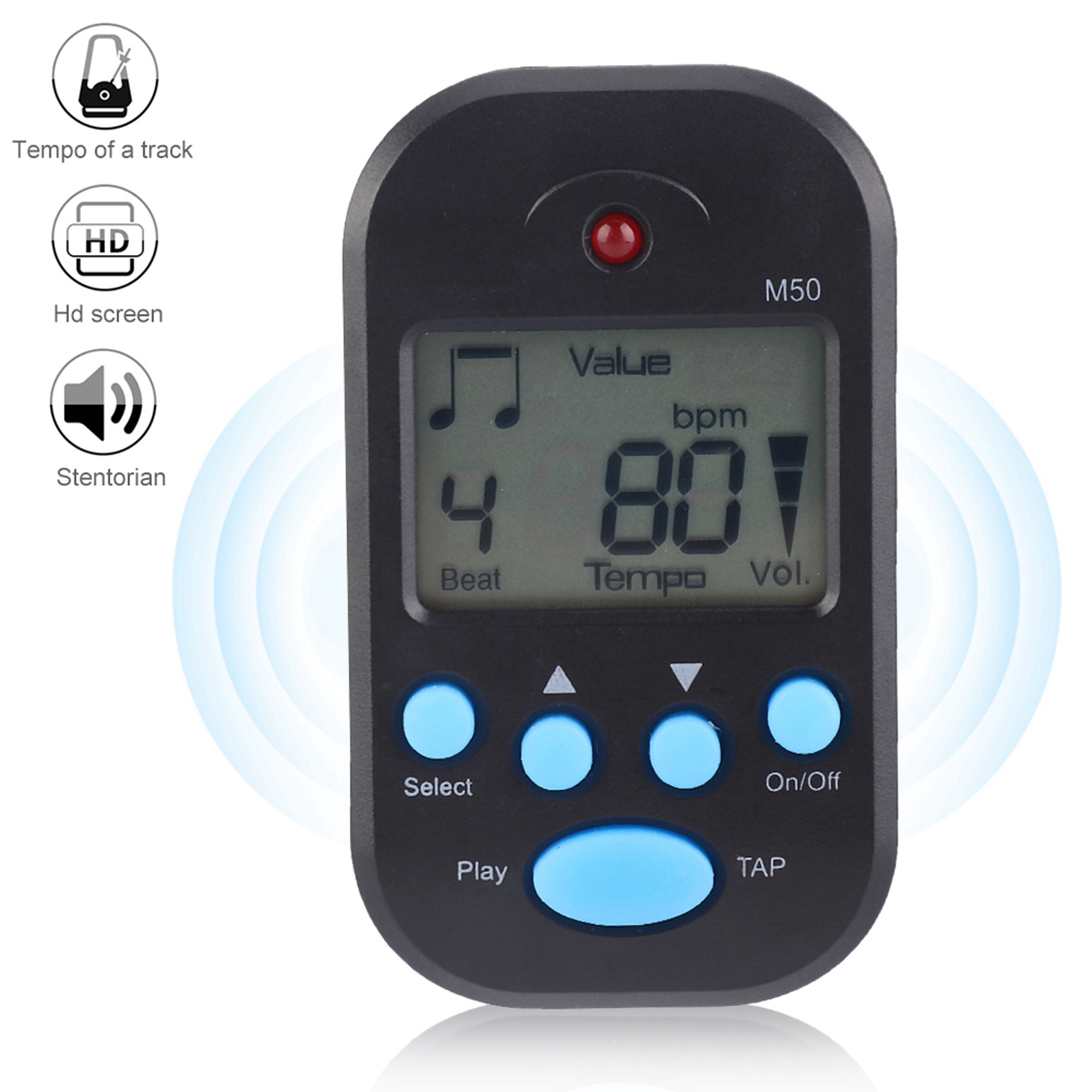 Mini metrónomo profesional con - Metronome Digital reseña y precio