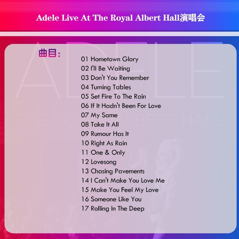CD de audio musical de Adele e - Audio Music Lyrics reseña y precio