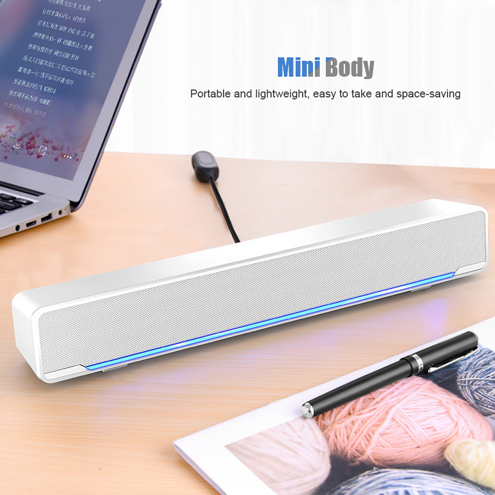 Barra de sonido portátil, barr - Audio Music Player Pc reseña y precio