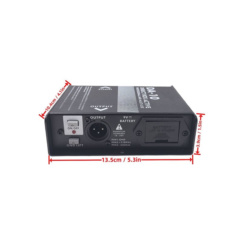 AU61-Da-10 DIBOX Activo, Trans - Audio Music Isolator reseña y precio
