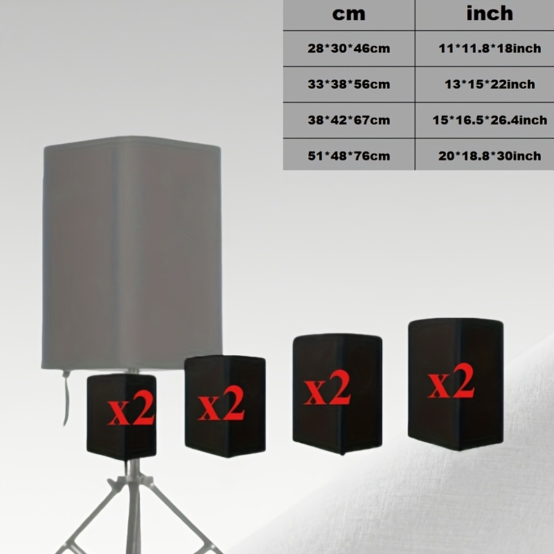 2 fundas para altavoces, adecu - Audio Music Only reseña y precio