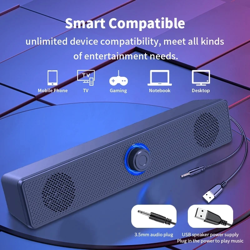 Barra De sonido ordenador PC T - Audio Music Player Pc reseña y precio