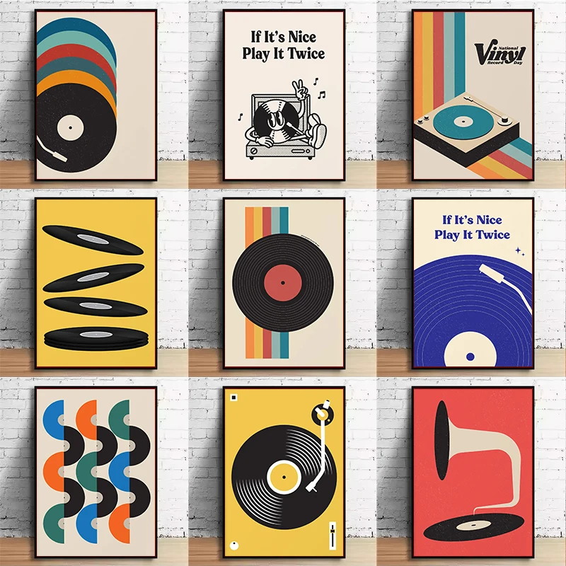 Impresión artística de pared e - Audio Music Live reseña y precio