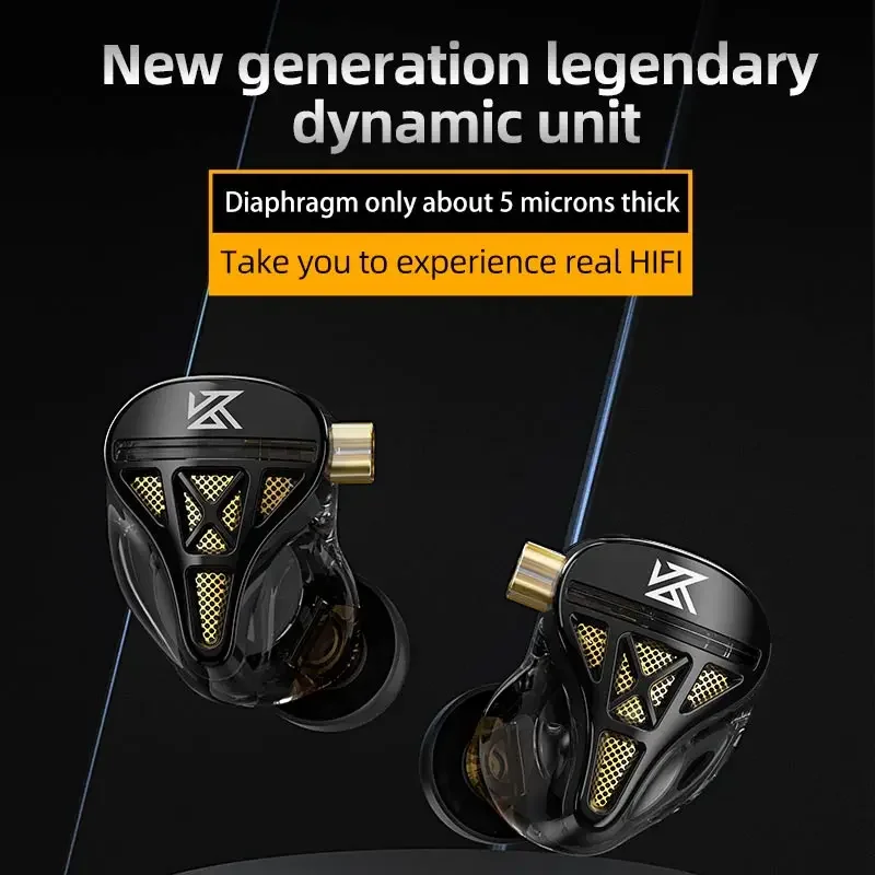 Auriculares KZ DQS 1DD HiFi IE - Audio Music Game reseña y precio