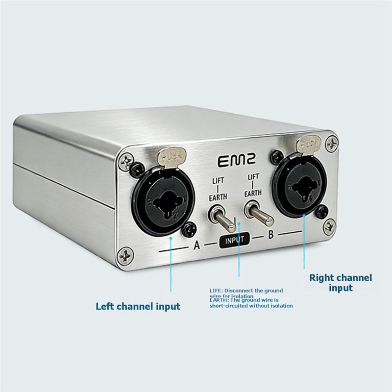 Aislador de Audio CJSD-XLR, Fi - Audio Music Isolator reseña y precio