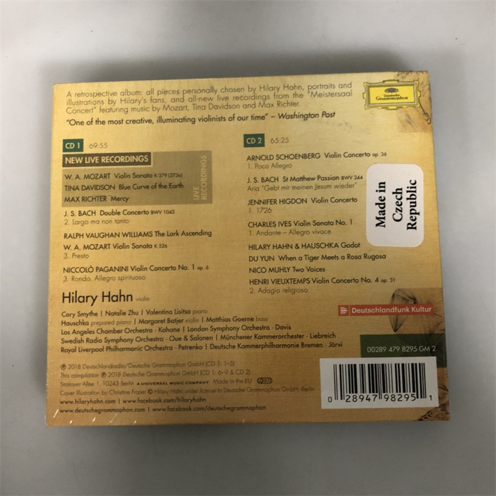 CD 'Retrospective' de Hilary H - Audio Music Live reseña y precio