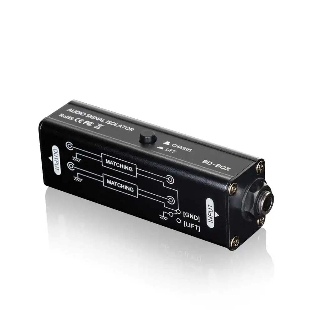 Aislador de Bucle de Tierra AU - Audio Music Isolator reseña y precio