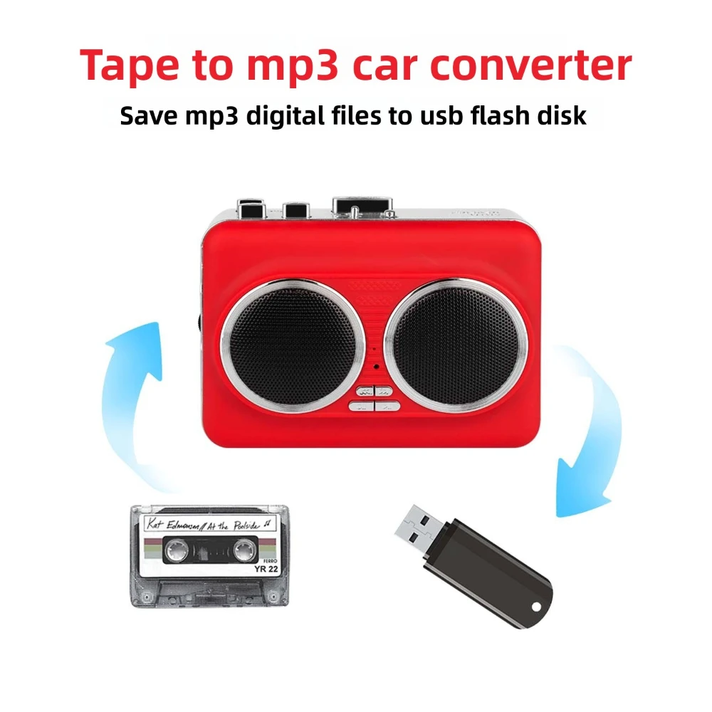 Reproductor de casete USB, rep - Audio Music Player Pc reseña y precio