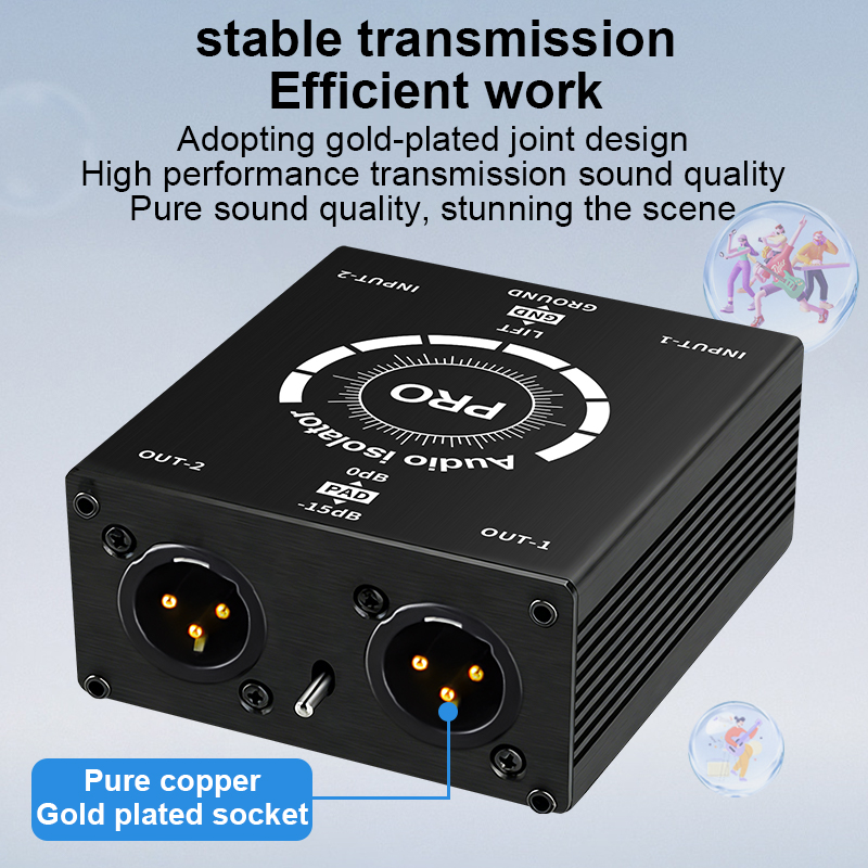Aislador de Audio XLR Profesio - Audio Music Isolator reseña y precio