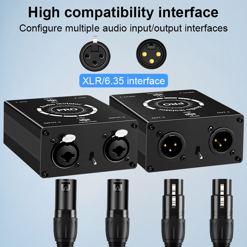 Aislador de Audio XLR Profesio - Audio Music Isolator reseña y precio