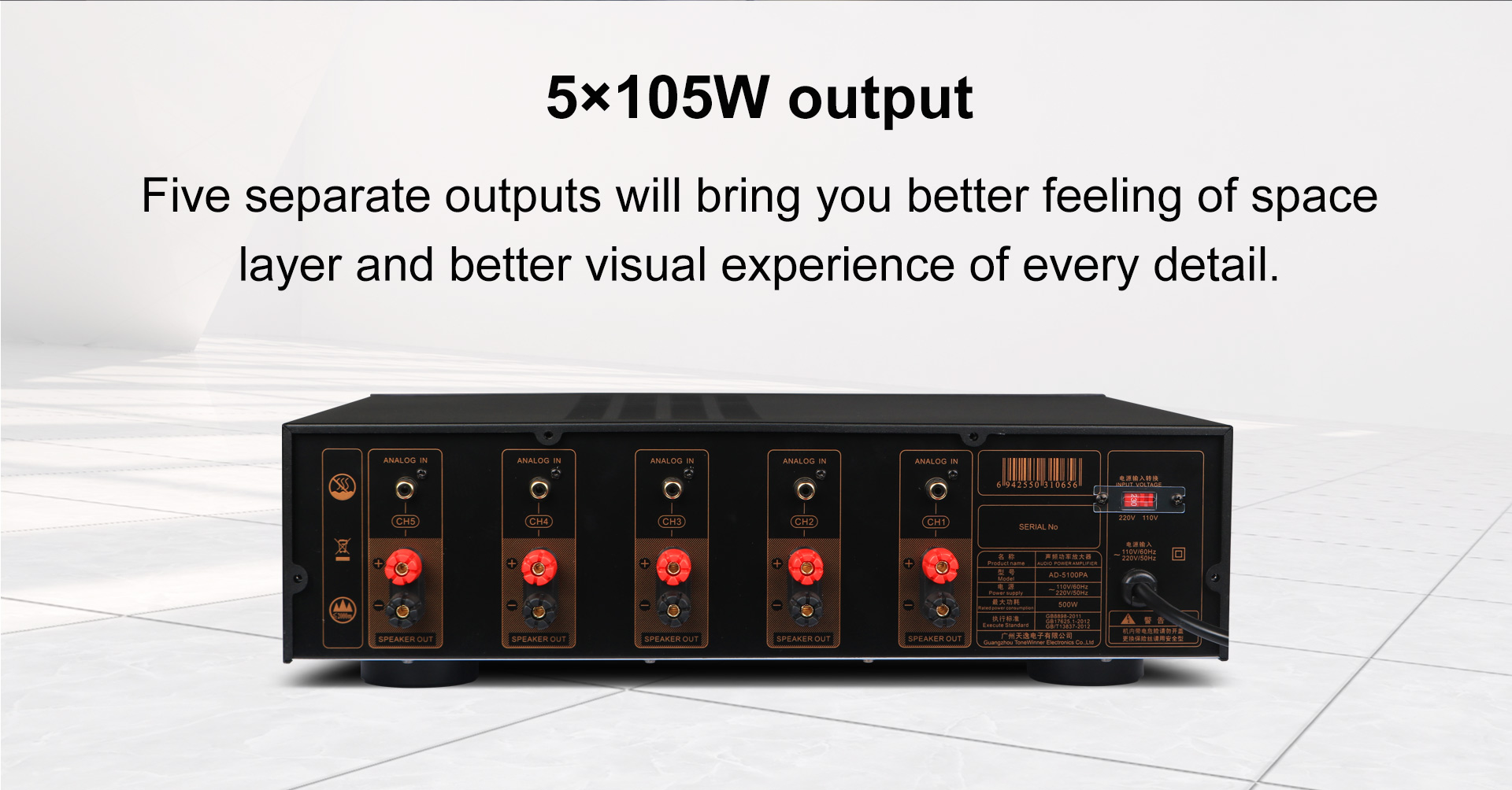 Amplificador AV Tonewinner AD- - Audio & Music Settings Xbox One reseña y precio
