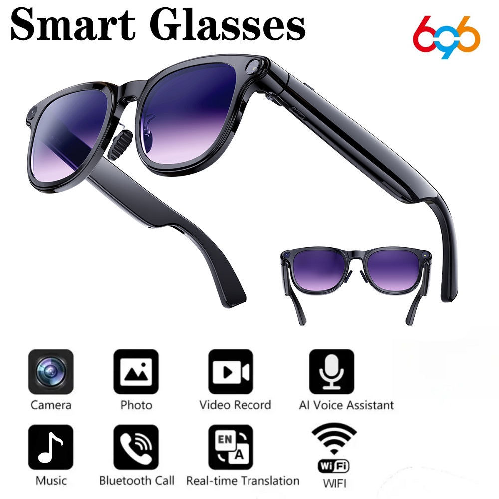 Gafas inteligentes AI asistent - Audio Music To Video Ai reseña y precio