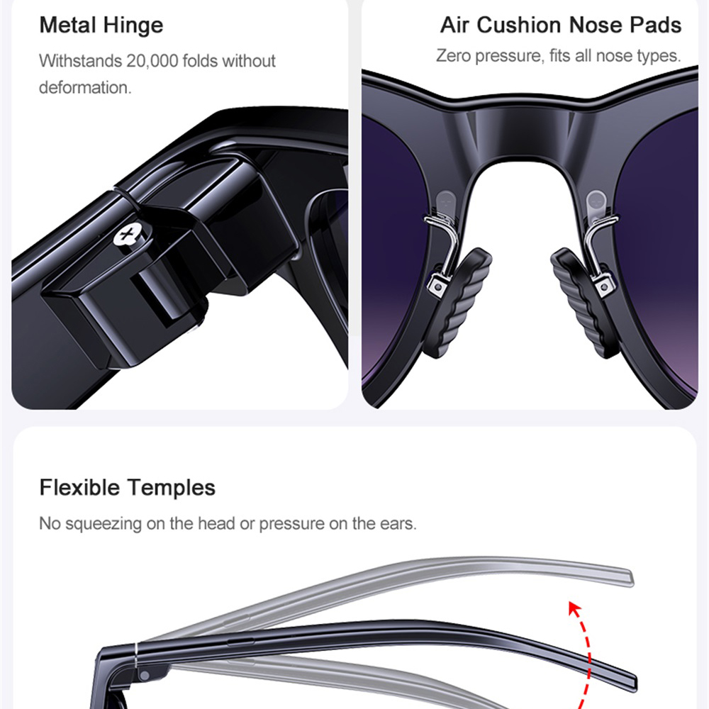 Gafas inteligentes AI asistent - Audio Music To Video Ai reseña y precio