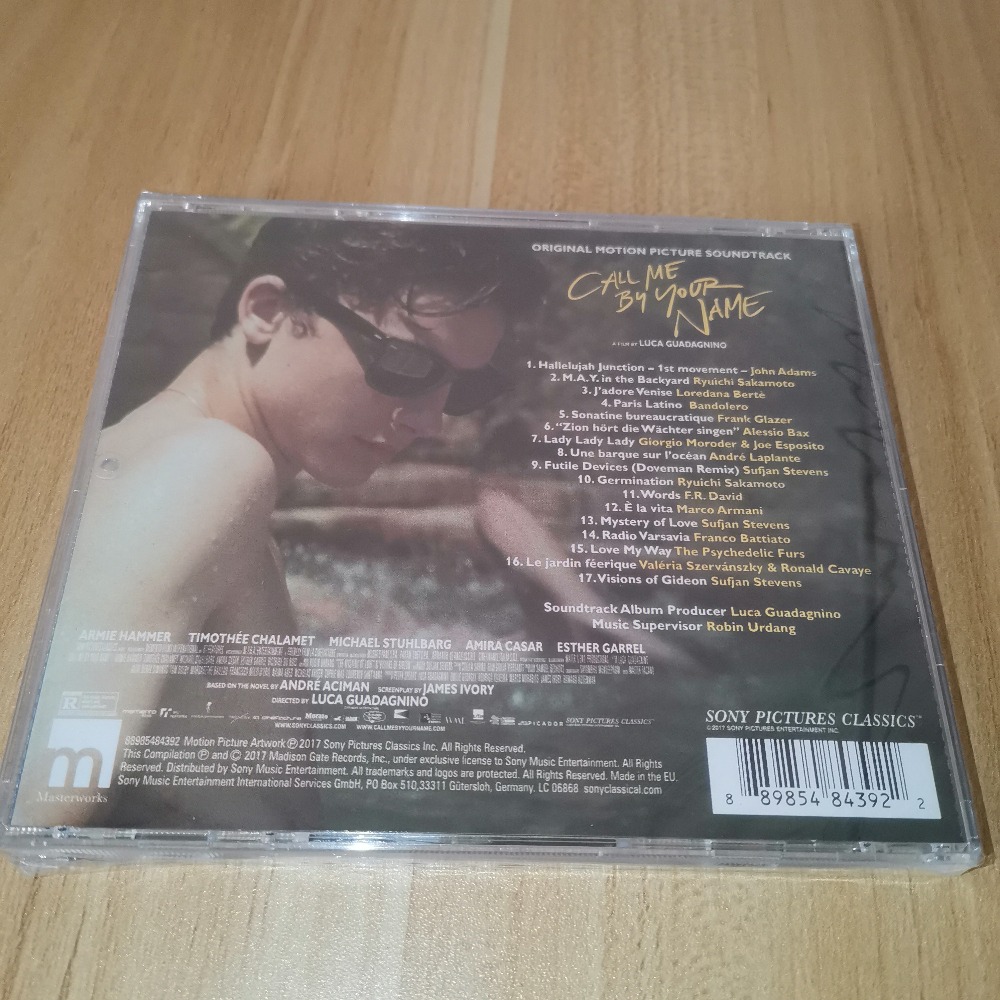 CD de la banda sonora de Call  - Audio Music Name reseña y precio
