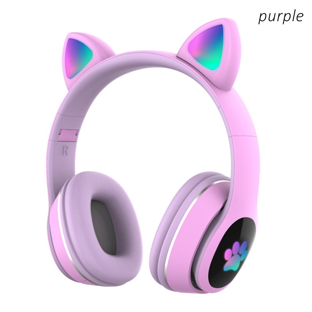 Lindo gato LED auriculares ina - Audio Music Kids reseña y precio