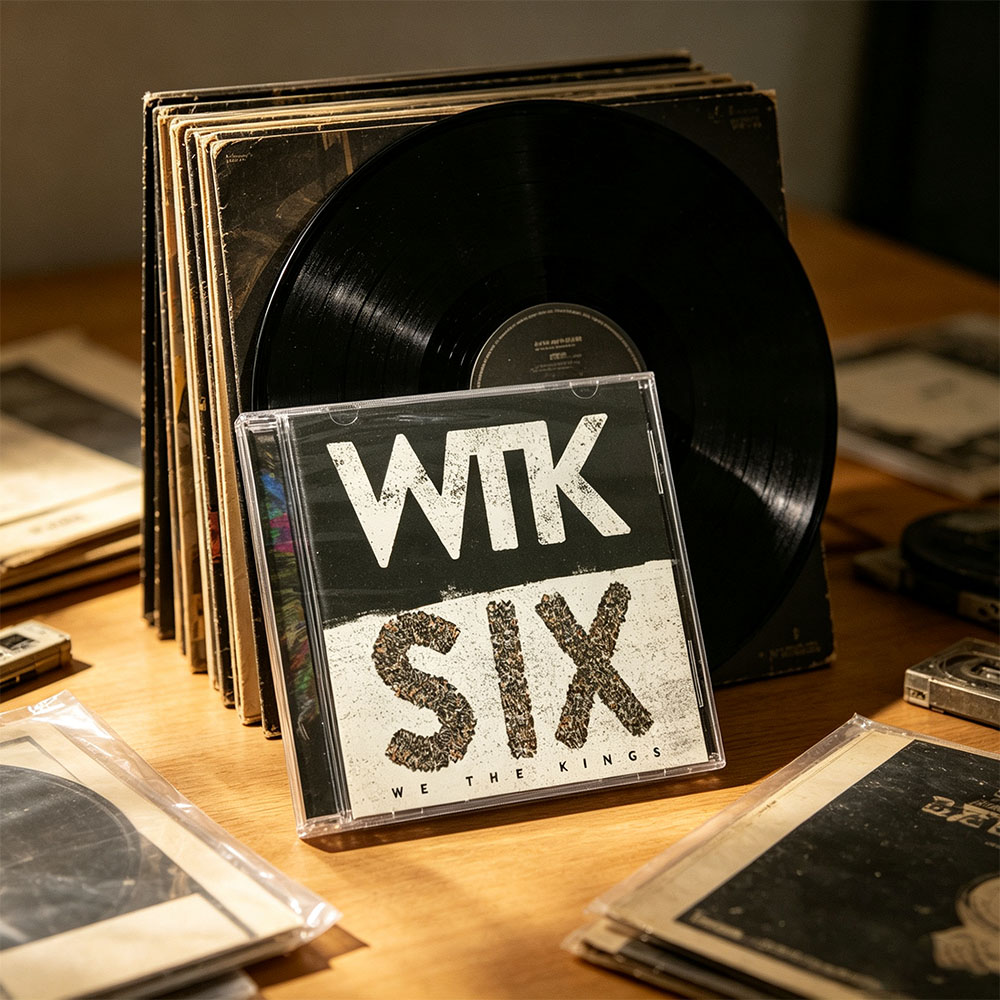 CD 'SIX' We The Kings, Disco d - Audio Music King reseña y precio