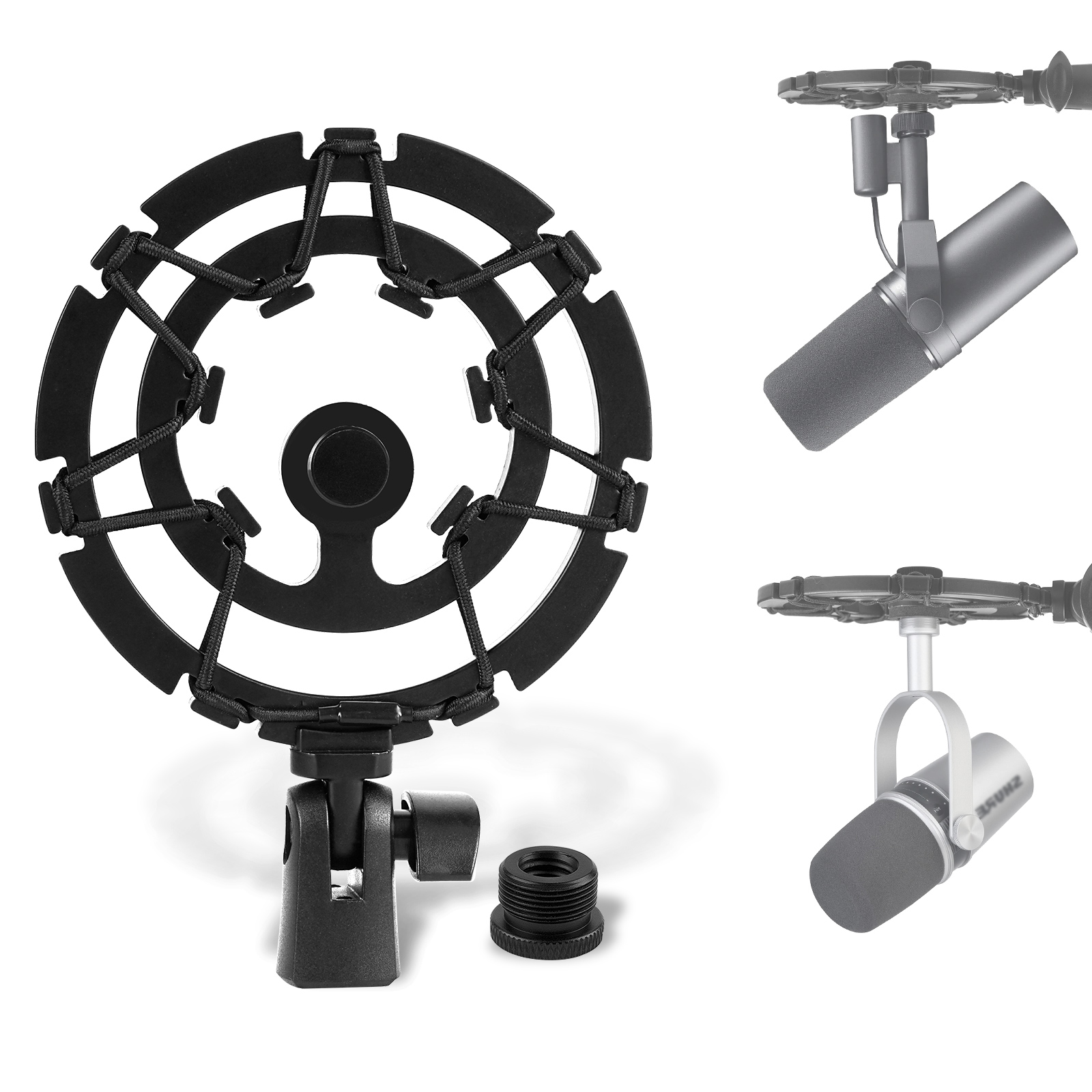 Geekria-soporte antivibración  - Shure Mic Mv7 reseña y precio