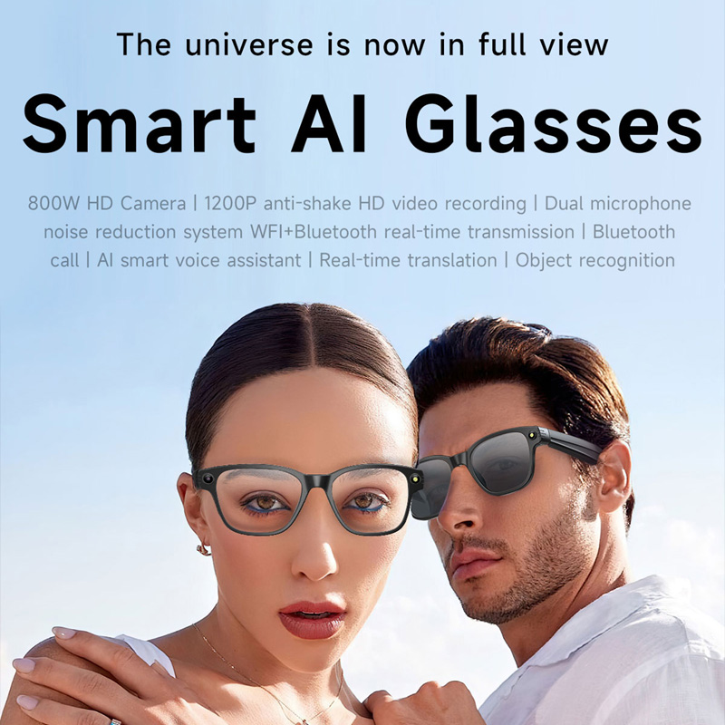 Gafas Inteligentes con IA, Cám - Audio Music To Video Ai reseña y precio