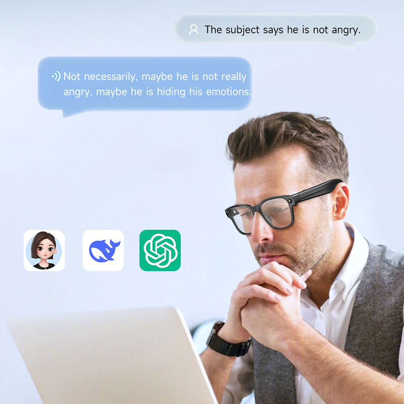 Gafas Inteligentes con IA, Cám - Audio Music To Video Ai reseña y precio
