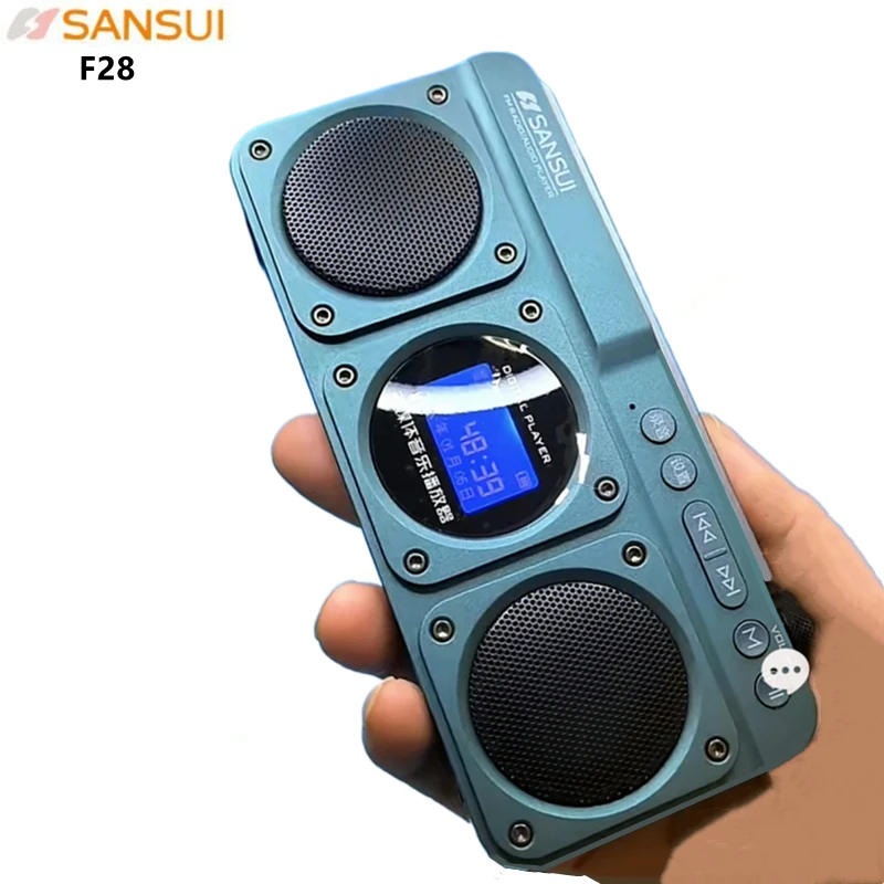 Radio FM portátil F28, calidad - Audio Music Lyrics reseña y precio