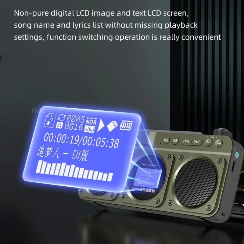 Radio FM portátil F28, calidad - Audio Music Lyrics reseña y precio