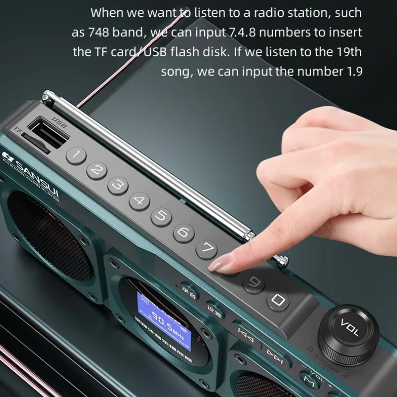 Radio FM portátil F28, calidad - Audio Music Lyrics reseña y precio