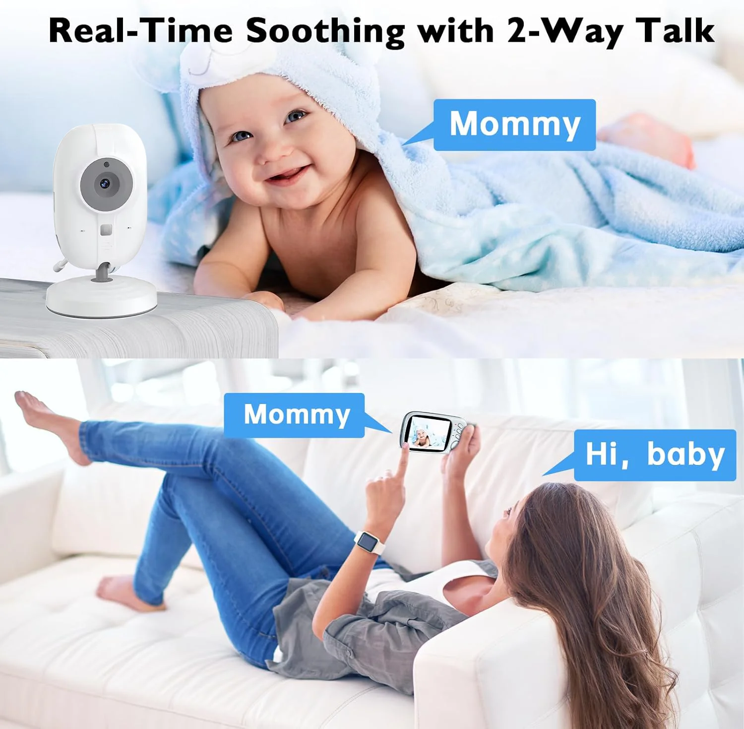Monitor de Bebé con Video 2.4G - Audio Music Kids reseña y precio